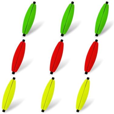 Imagem de Narcissus Boia de pesca com fenda – Bobbers deslizantes para pesca, equipamento de pesca de gato, bobinas de pesca para robalo, plataforma de santee e muito mais – Ideal para água doce e salgada