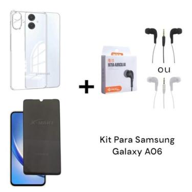 Imagem de Kit Com Fone De Ouvido + Película 3D Privacidade + Capinha para Samsun