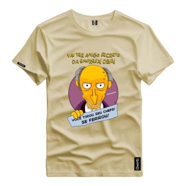 Imagem de Camisa Masculina Personalizada Frases Meme Os Simpson Camiseta Premium