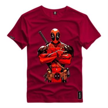 Imagem de Camiseta Camisa Masculina Personalizada Dead Pool Personagem Cinema Fi