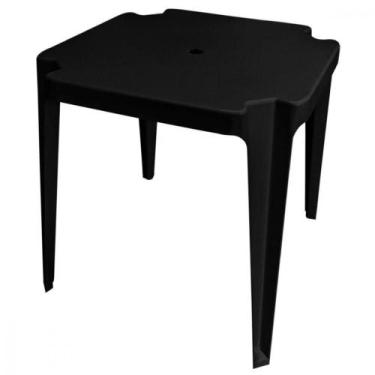 Imagem de Mesa Plástica Caixaplast Duoplastic Preto