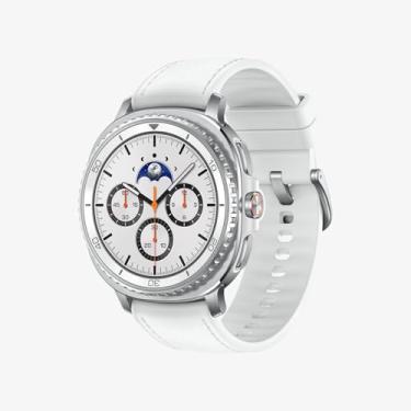 Imagem de Samsung Galaxy Watch8 Classic Smartwatch 46mm LTE, Galaxy AI - Branco