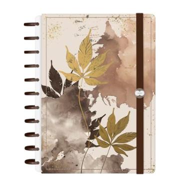 Imagem de Caderno de Disco Iscool Inteligente G+ Soft Breath Gold Foliage