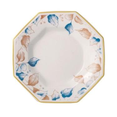 Imagem de Prato Fundo 24cm Porcelana Schmidt  - Dec. Jerico 2393, 2393, 24