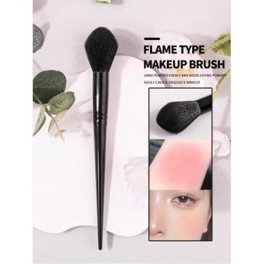 Imagem de Pincel De Maquiagem Portátil Super Macio Para Blush Em Pó De Alta Cor 