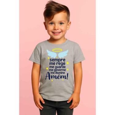 Imagem de Camiseta Infantil Anjo da Guarda  Proteção e Fé em Cada Detalhe - Ever