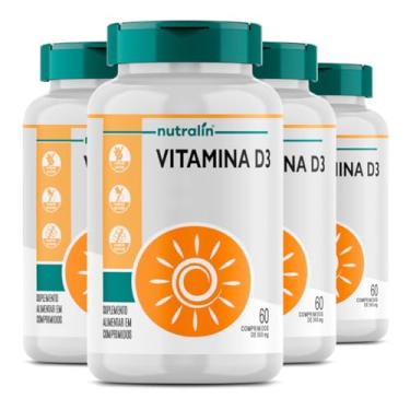 Imagem de Vitamina D.3. Nutralín Colecalciferol 60 Comprimidos 4un