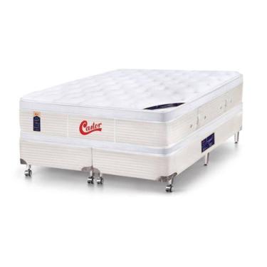 Imagem de Cama Box King Castor Vitagel Euro Double Face Pocket 193x203x67 + Box 