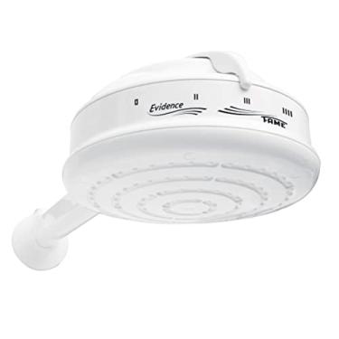 Imagem de FAME - Chuveiro elétrico 110V - Evidência. 4 temperaturas. Inclui cabeça de 20 cm, mangueira com cabeça de mão + suporte, tubo de instalação, resistência sobressalente gratuita incluída.
