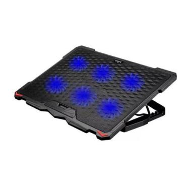 Imagem de Suporte Base Cooler Para Notebook Twister Com 6 Fans Ventoinhas Led Az