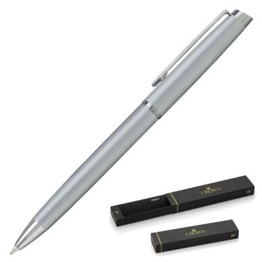 Imagem de Caneta Esferográfica Crown Ref: Di10079s Libra Chrome Prata