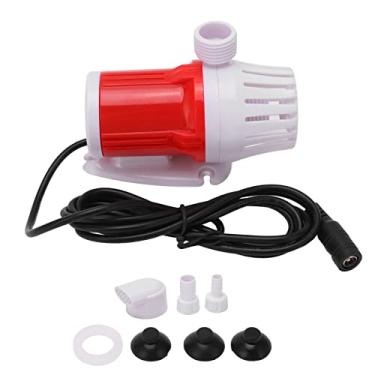 Imagem de Bomba submersível DC 12V (1200L/H, 20W), bomba de água ultra silenciosa, bombas de alto fluxo, conversão de frequência, bomba anfíbia para fonte de tanque de peixes de lago, bomba de água submersível