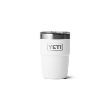 Imagem de YETI Rambler Caneca de café isolada de 227 g com tampa - Copo de café empilhável com isolamento a vácuo de parede dupla - Forro de cerâmica DuraSip - Design amigável para baristas - Aço inoxidável