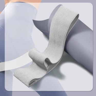 Imagem de 1 pacote de faixas de resistência para exercícios, elásticos para academia em casa e alongamento, equipamento de exercício para mulheres e homens – ótimo para ioga, pilates, treinamento de pernas e