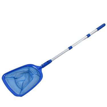 Imagem de aqxreight Skimmer Retrátil para Piscina, Malha de Nylon Durável, Folhas Limpas, Insetos, Detritos de Piscinas, Banheiras de Hidromassagem, Lagoas, Fontes Com Haste Telescópica para Kit de