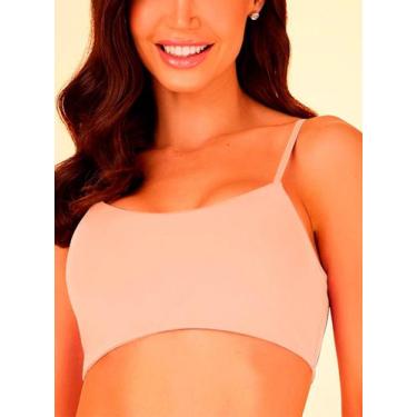 Imagem de Sutiã Top Faixa Nayane ST 05 0033 Com Bojo Removível Poliamida T. P/GG