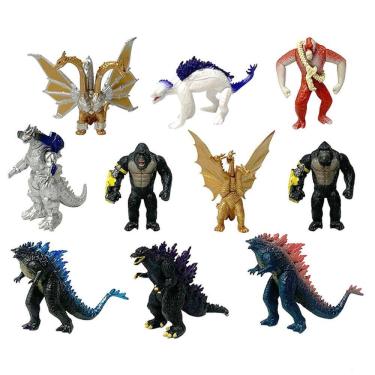 Imagem de Brinquedo de boneco de anime colecionável Kings Kongs God-zillas 8 cm