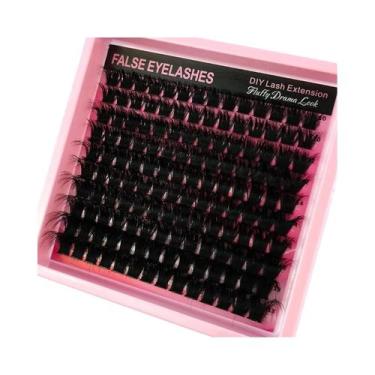 Imagem de Cílios Postiços 5D-200D Grossos E Volumosos, 10 Fileiras, 10-18mm, Ext