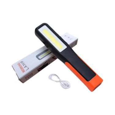 Imagem de Lanterna De Trabalho LED COB Portátil Com Ímã, Lâmpada Mecânica Com Ca