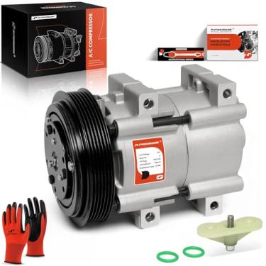 Imagem de A-Premium Compressor De Ar Condicionado Com Embreagem Compatível Ford F-150 1990-1996, F-250 1990-1995, Chassis F-350/F-53 Bronco 1990-1992, 4,9 L 7,5
