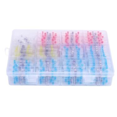 Imagem de aqxreight Kit de Conector de Fio de Solda Termorretrátil de 500 Unidades, Impermeabilização, Excelente Vedação, Terminais Elétricos Termorretráteis para Caminhão de Barco Automotivo Marinho São