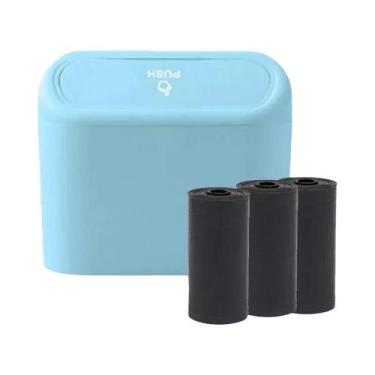 Imagem de Lixeira Universal À Prova De Vazamentos Para Carro Com Tampa, Mini Org