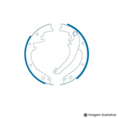 Imagem de Sapata de Freio Traseira Ranger 4X2 / 4X4 05 / ... S10 6CC 95 / 11