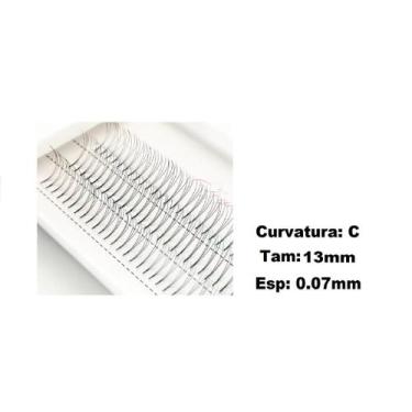 Imagem de Cilios Yelix Tufos 3D Volume Russo 0.07 - Tam 13mm