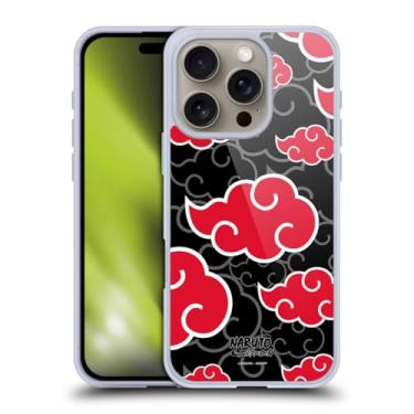 Imagem de Head Case Designs Capa de gel icônica oficialmente licenciada Naruto Shippuden Akatsuki [proteção de grau militar] compatível com Apple iPhone 16 Pro e compatível com MagSafe