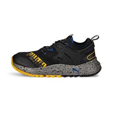 Imagem de PUMA Pacer Future Trail Tênis masculino, Puma Preto-puma preto-espectro amarelo, 40