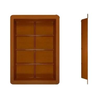 Imagem de Molde De Silicone Para Chocolate Com 8/12/24 Cavidades Para Barras De 