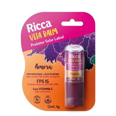 Imagem de Protetor Labial Vita Balm Fps15 Amora Ricca 4G