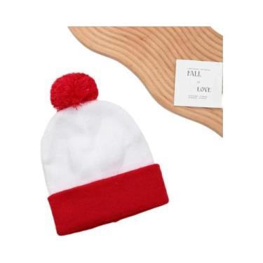 Imagem de Conjunto De Gorro De Tricô Quente De Inverno E Luvas Para Homens E Mul