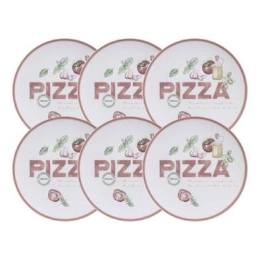 Imagem de Conjunto 6 Pratos Rasos Milano 25cm Porcelana Tramontina