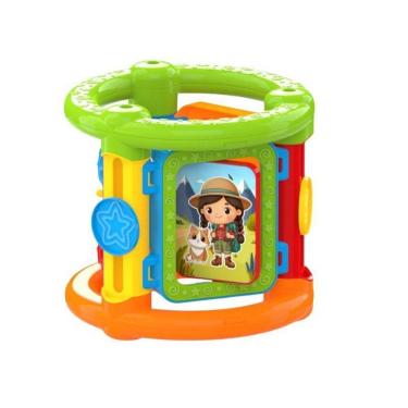 Imagem de Roda De Atividades Brinquedo Didático Educativo Sensorial