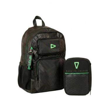 Imagem de Kit Mochila Costas Escolar + Estojo Box Loud Gaming - Clio