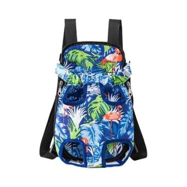 Imagem de Mochila De Transporte Para Cães E Gatos Em Malha Camuflada, Bolsa De O