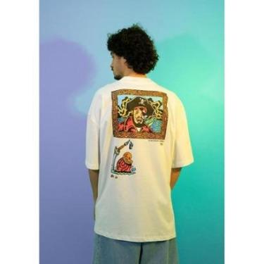 Imagem de Camiseta Lost 22622616 Box Gary Artist - Branco-Masculino