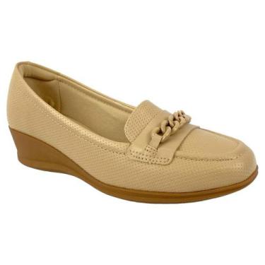 Imagem de Sapato Modare Anabela Adulto Feminino - 7392103, Bege, 36