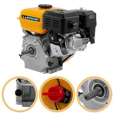 Imagem de Motor Estacionário Gasolina 7 Hp 212 cc Denzel 4t Profissional Partida