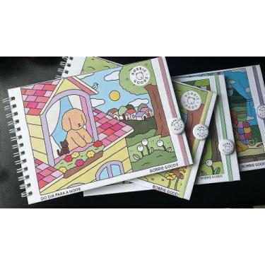 Imagem de LIVRO DE COLORIR BOBBIE GOODS TEMAS - Capa Dura, 27x19 cm, 25 Páginas 