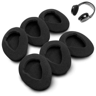 Imagem de Almofadas de espuma de reposição Voarmaks para fones de ouvido sem fio