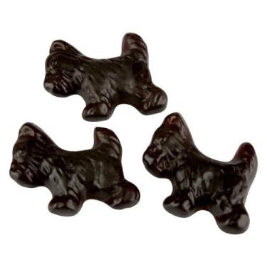 Imagem de Pacote de 454 g de alcaçuz preto Black Scotties da Gimbal's