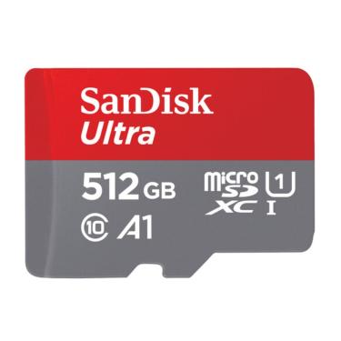 Imagem de cartao sandisk micro sdxc ultra 120mb/s 512gb