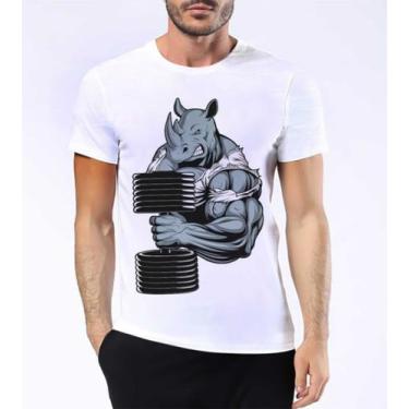 Imagem de Camisa Camiseta Rinoceronte Animal África Marfim Chifre 5 - Estilo Kra