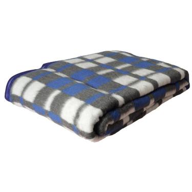 Imagem de Cobertor Solteiro Boa Noite Xadrez Guaratingueta Azul Royal