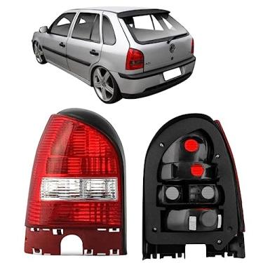 Imagem de 3345Vm Lanterna Traseira Le Bicolor Gol G3 1999 Até 2005 Aba Preta