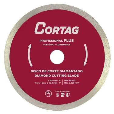 Imagem de Disco De Corte Diamantado Profissional Plus 180Mm Cortag