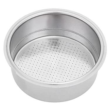 Imagem de Tomotato Filtro de café de aço inoxidável, cesta de filtro expresso pressurizado de camada dupla para máquina de café Portafilter, 51 mm, durável e prático para casa, cafeterias, bares