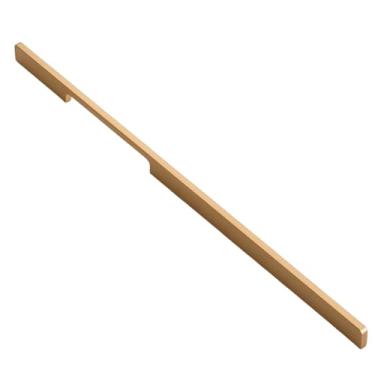 Imagem de Puxadores de cozinha de móveis de armário de gaveta para portas e janelas de guarda-roupa preto dourado 1000mm ferragem super longa, b6820, 512